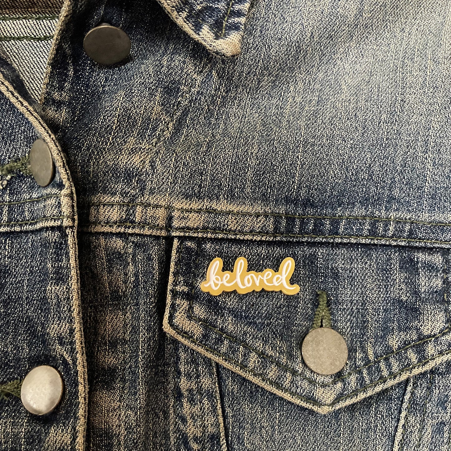 Beloved mug and pin set