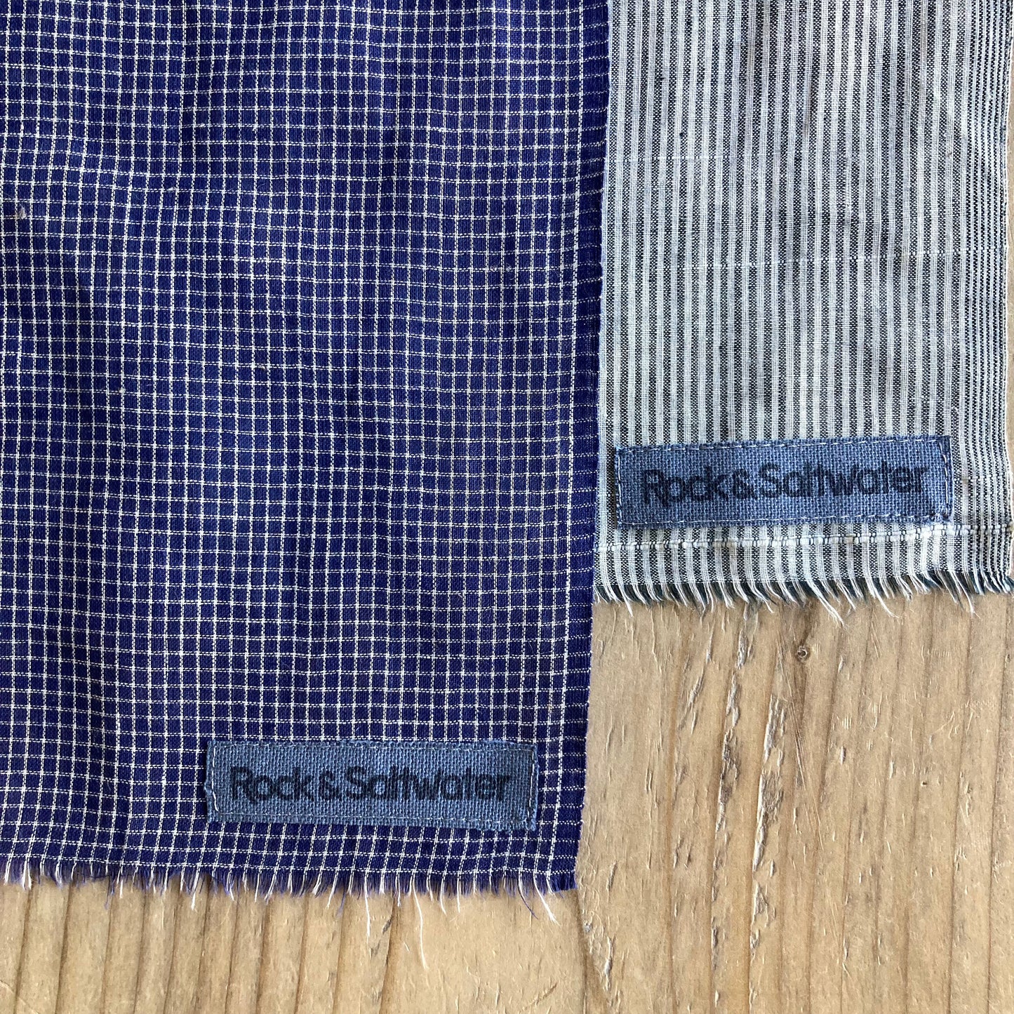 Lightweight fine cotton scarf – Cape Cornwall check