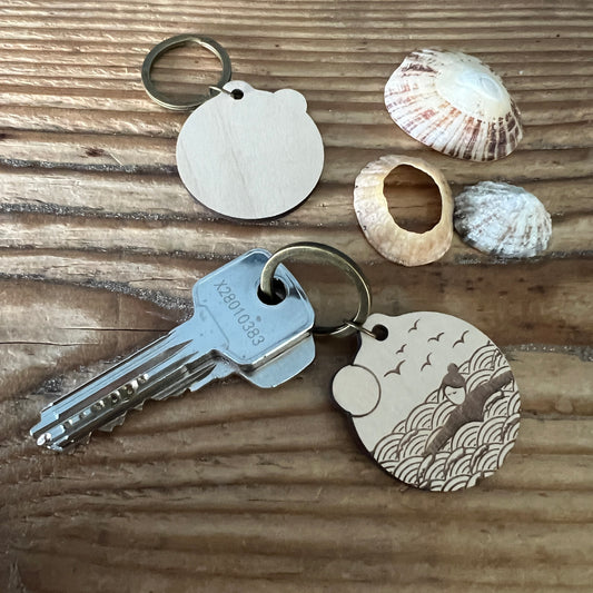 Wild swims keyring