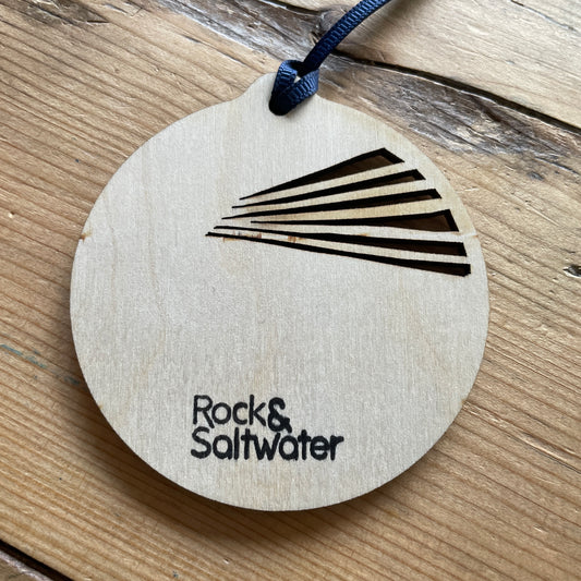 Godrevy Lighthouse laser etched bauble