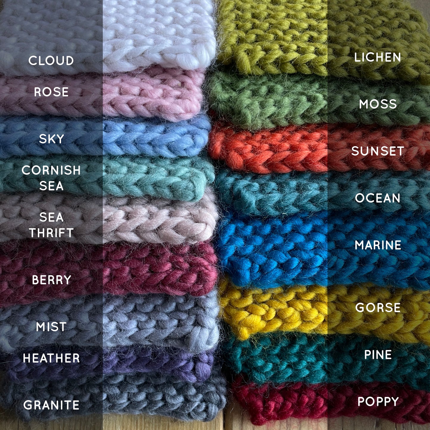 Bobble Hat | adult size | Cornish sea green | merino wool handknit hat