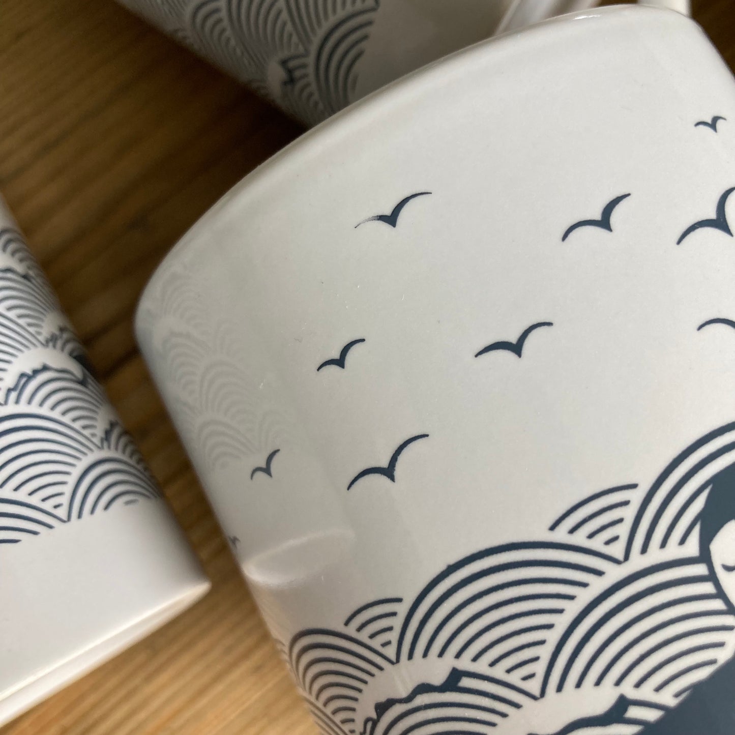 Slight seconds 'wild swims' ceramic mugs with gift box