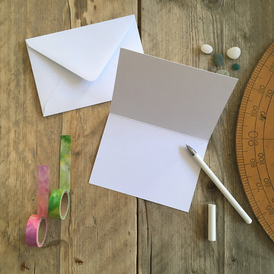 Seascape greetings card 'Long Rock, Cornwall'