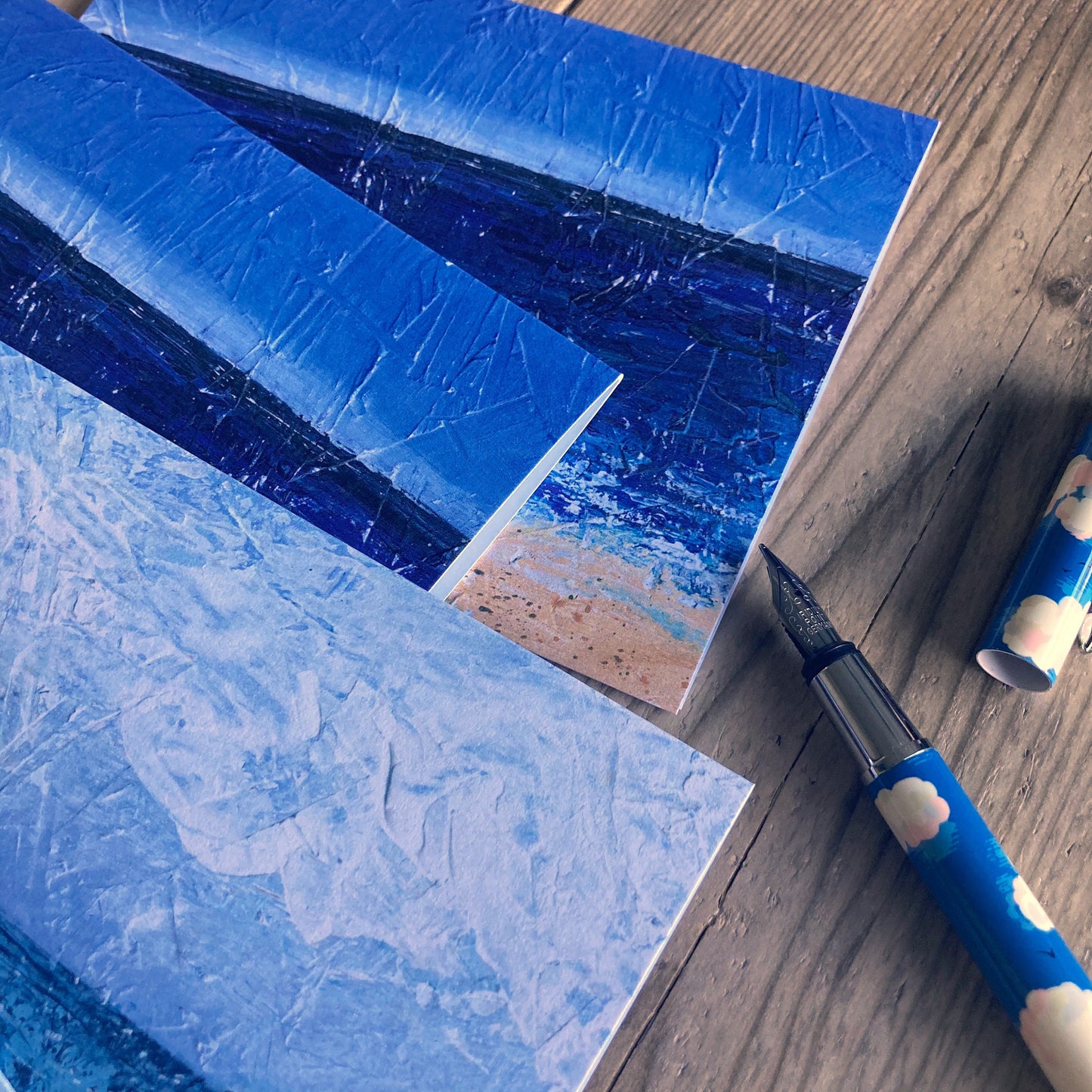 Seascape greetings card 'Carbis Bay, Cornwall'