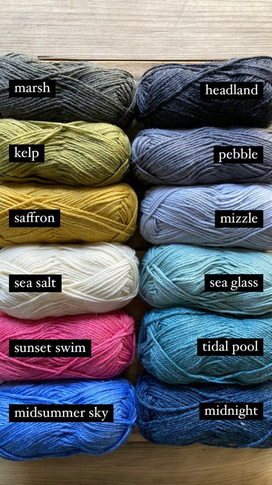 Merino wool/silk mix DK weight yarn | 50g balls