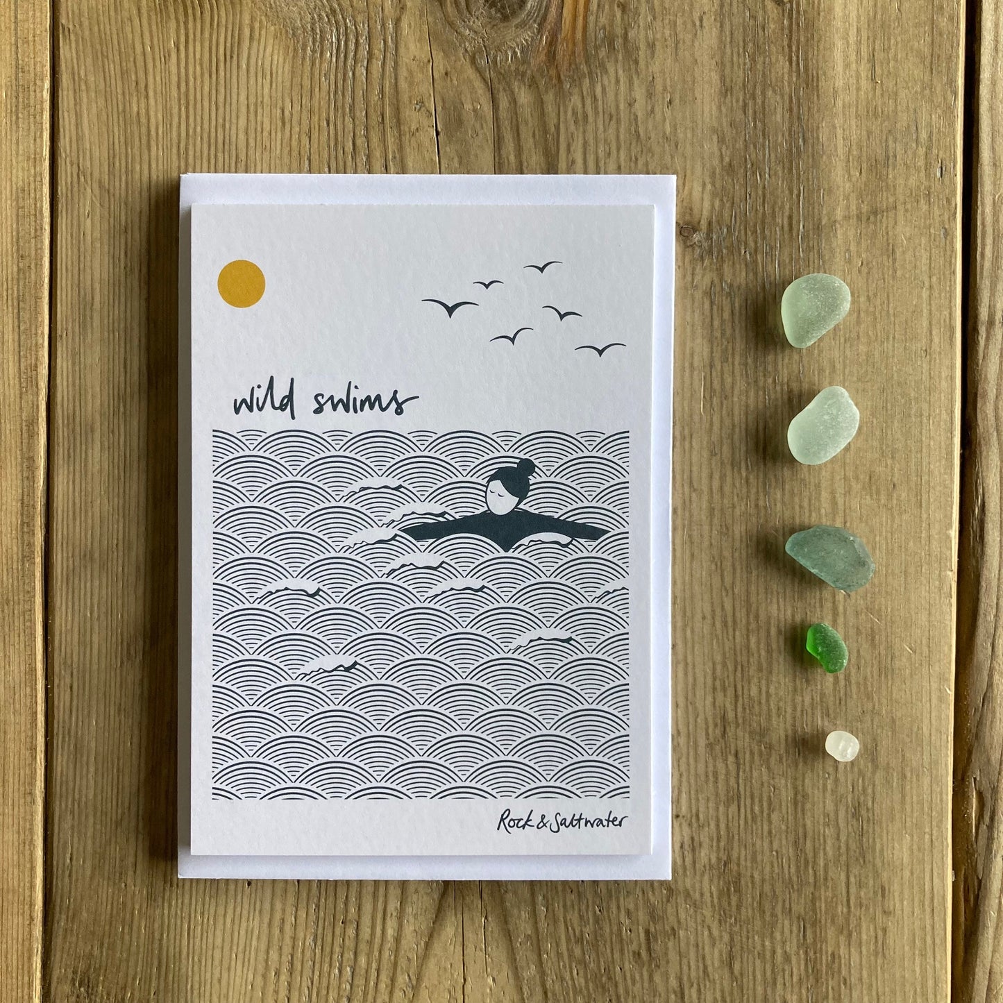 Wild swims notecards | pack of 4