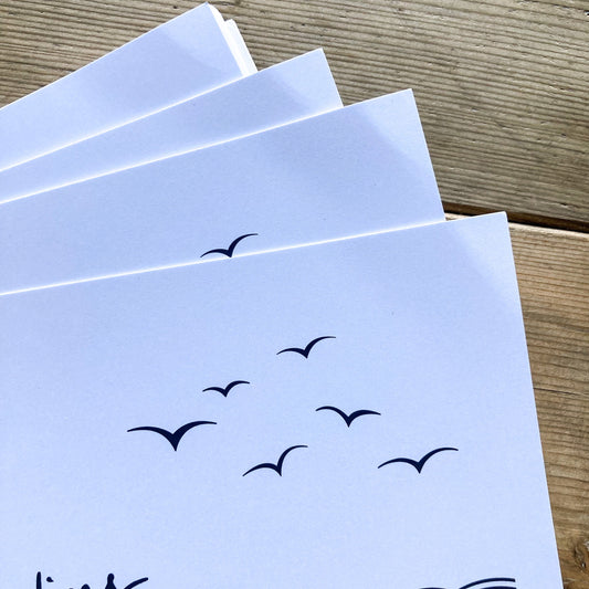 Slight seconds | Wild swims art print, unframed | A5 and A4 sizes available