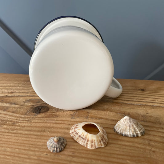 Wild swimmer enamel mug