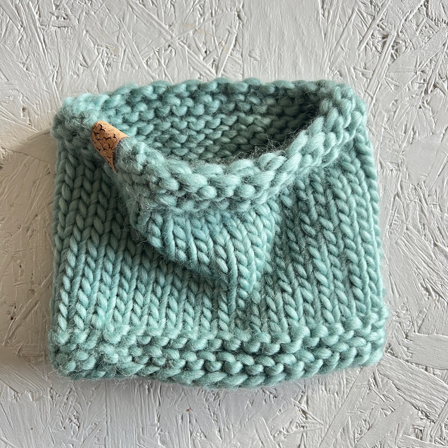 Super soft merino wool hand knit cowl | toddler size | choice of colours