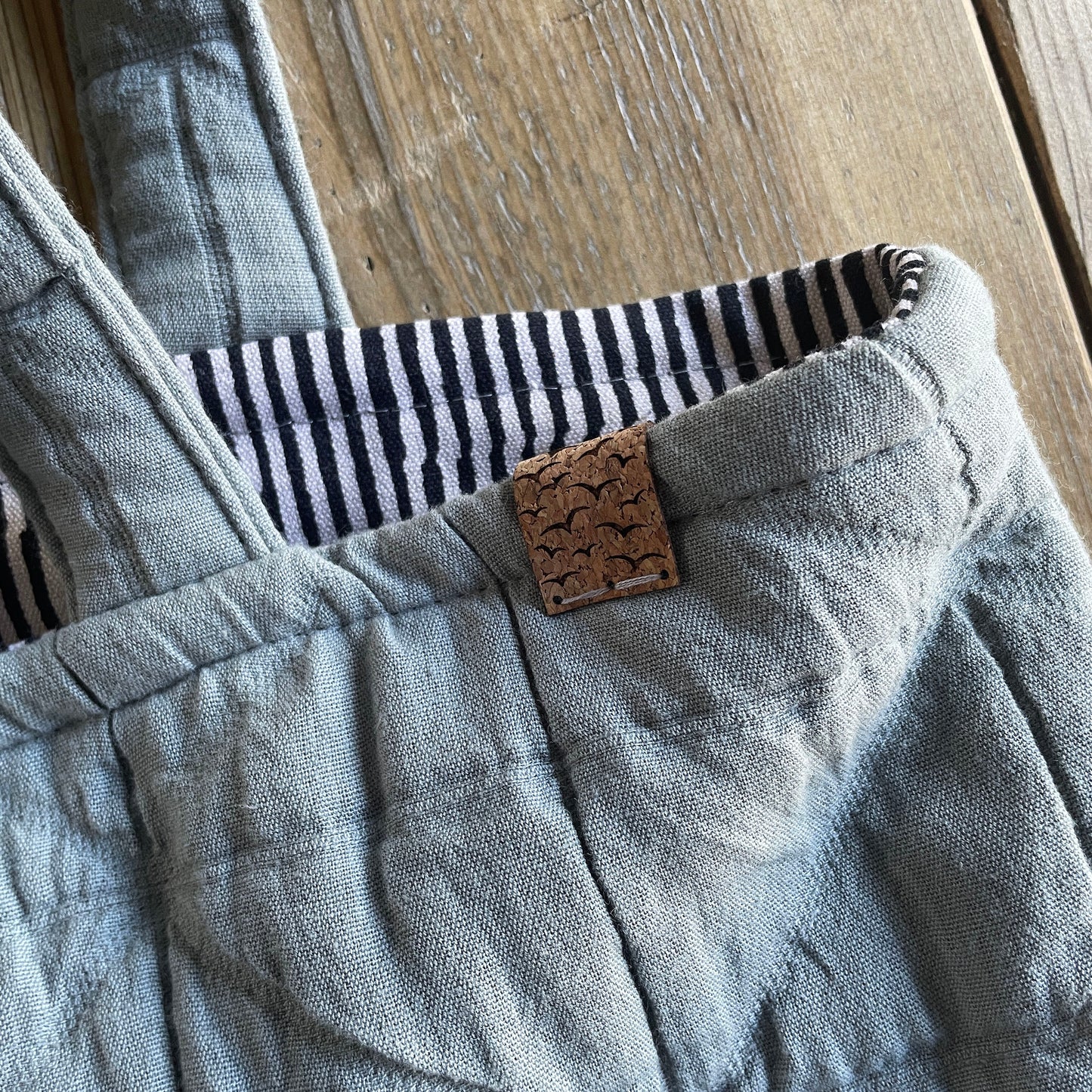 Quilted tote bag – first light