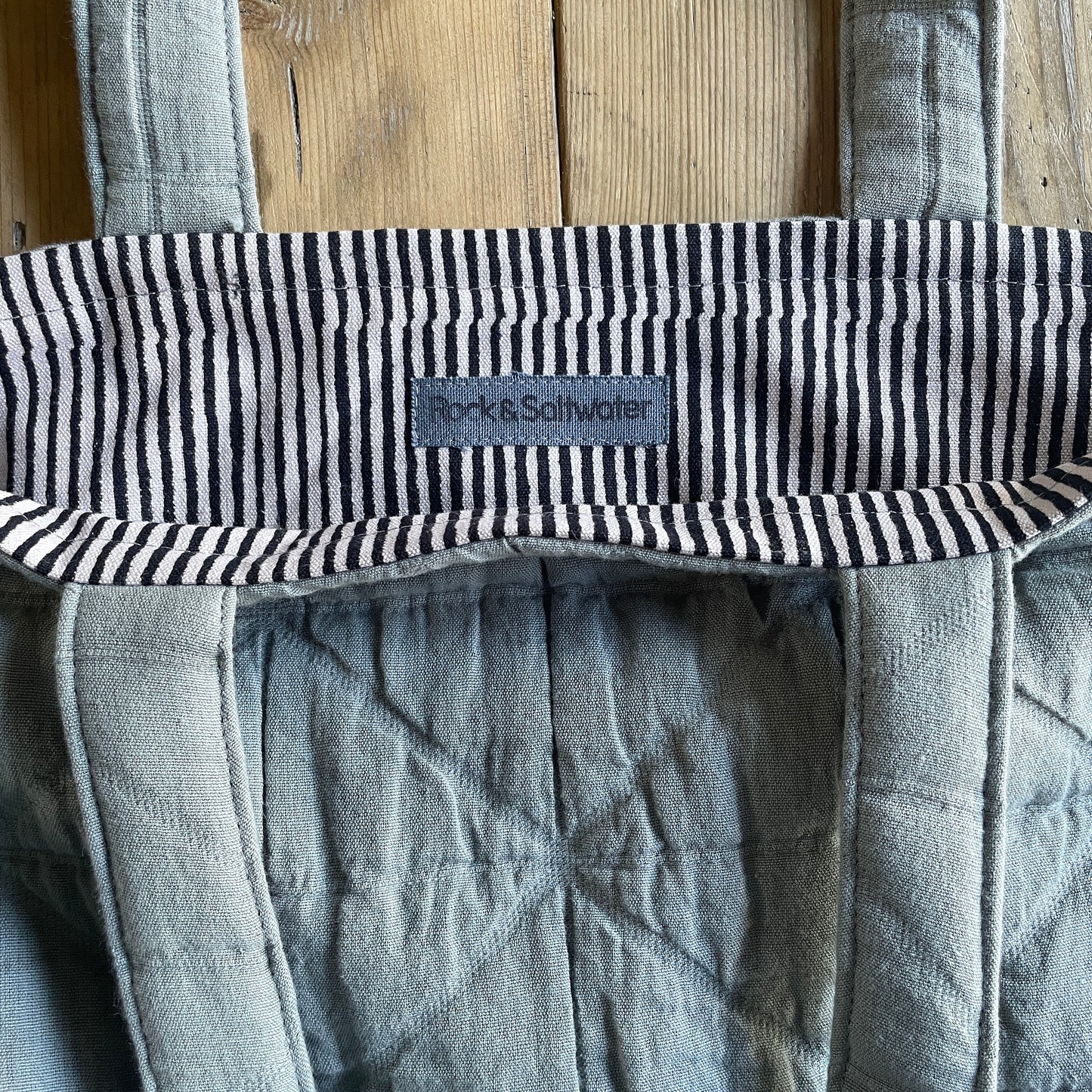 Quilted tote bag – first light