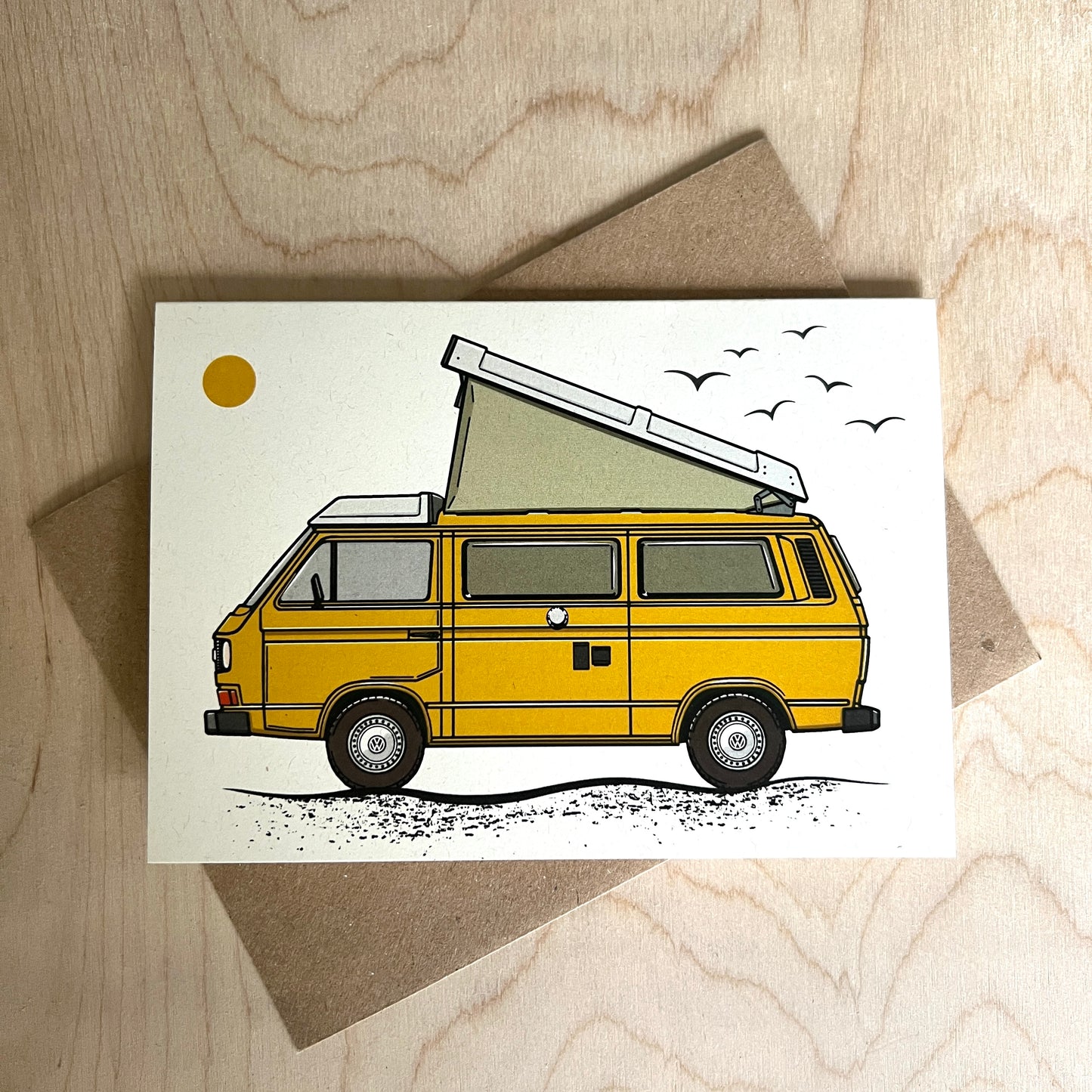 Camper van greetings card