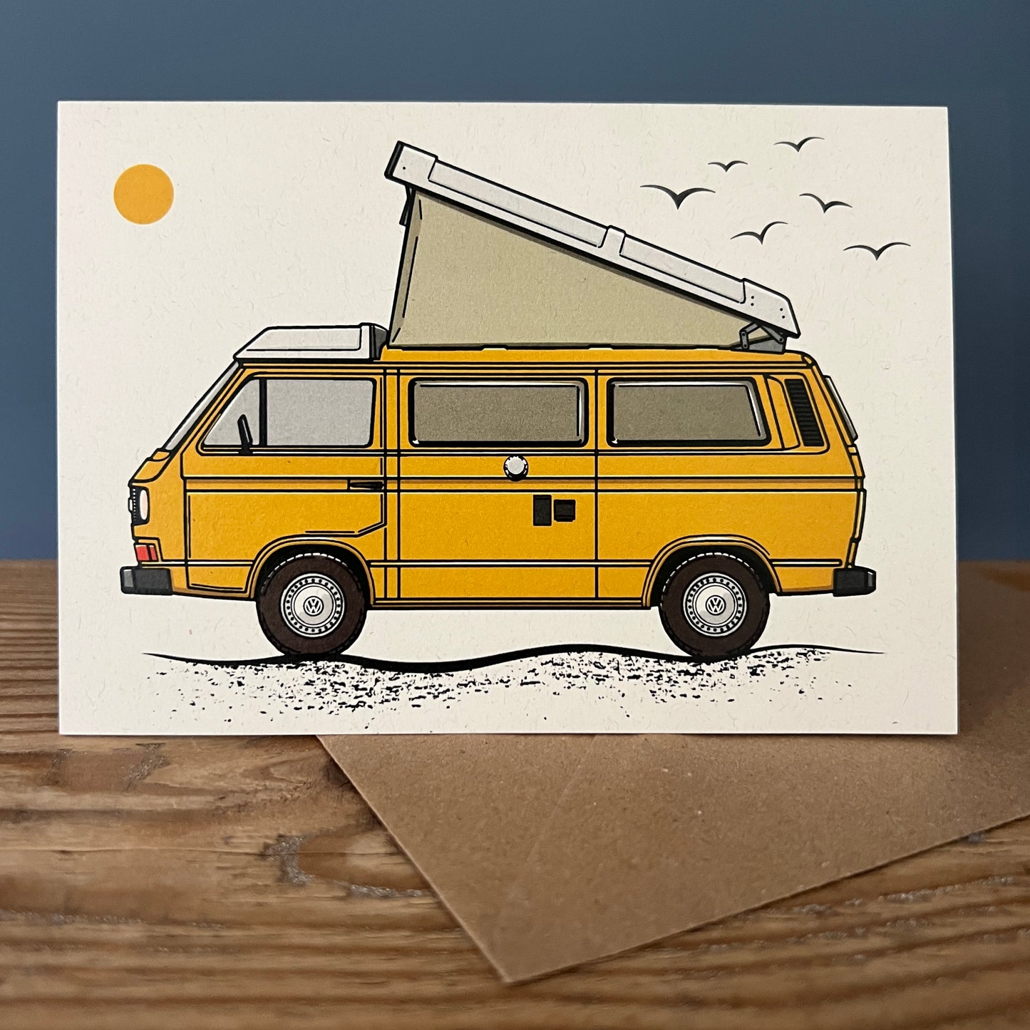 Camper van greetings card