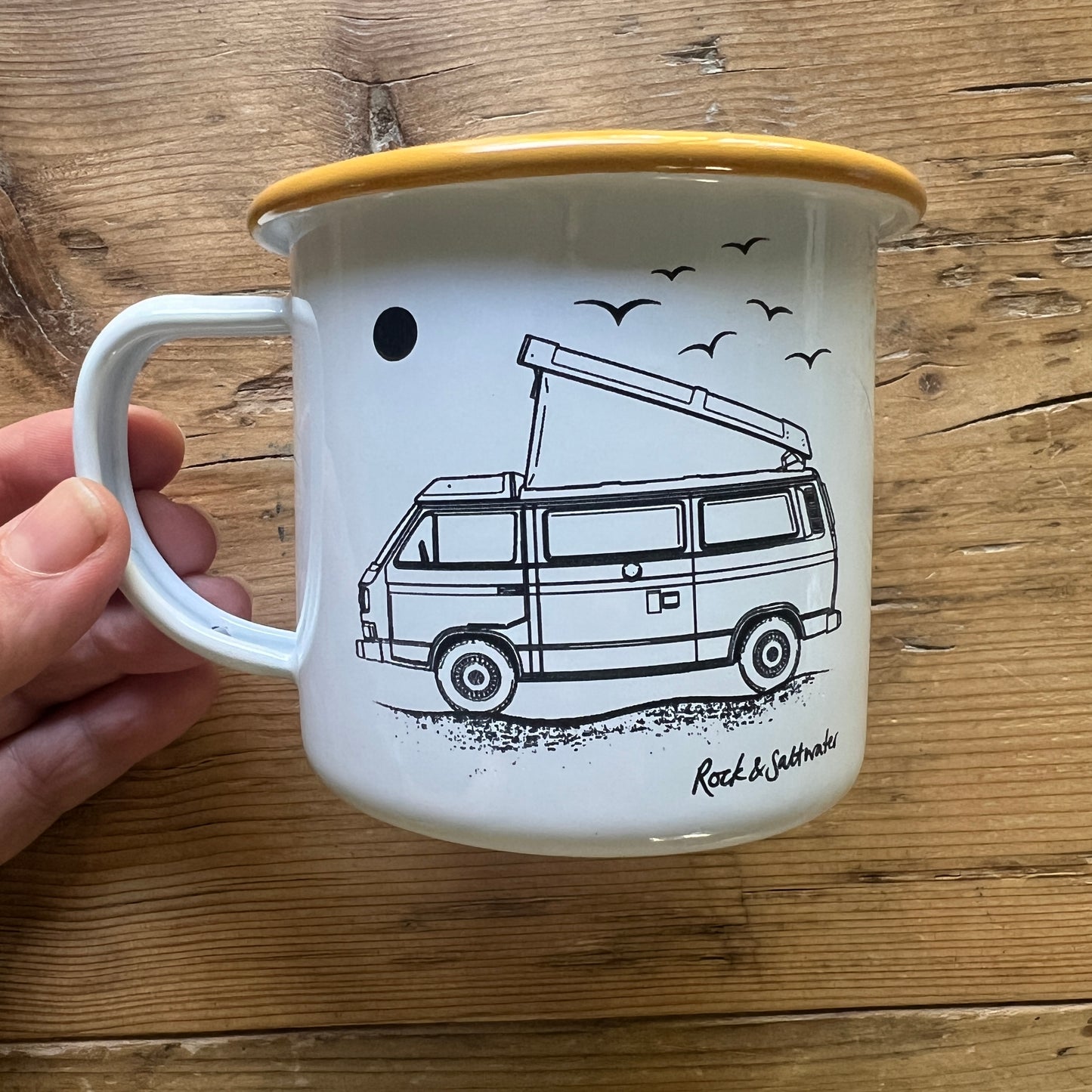 Slight seconds enamel mugs