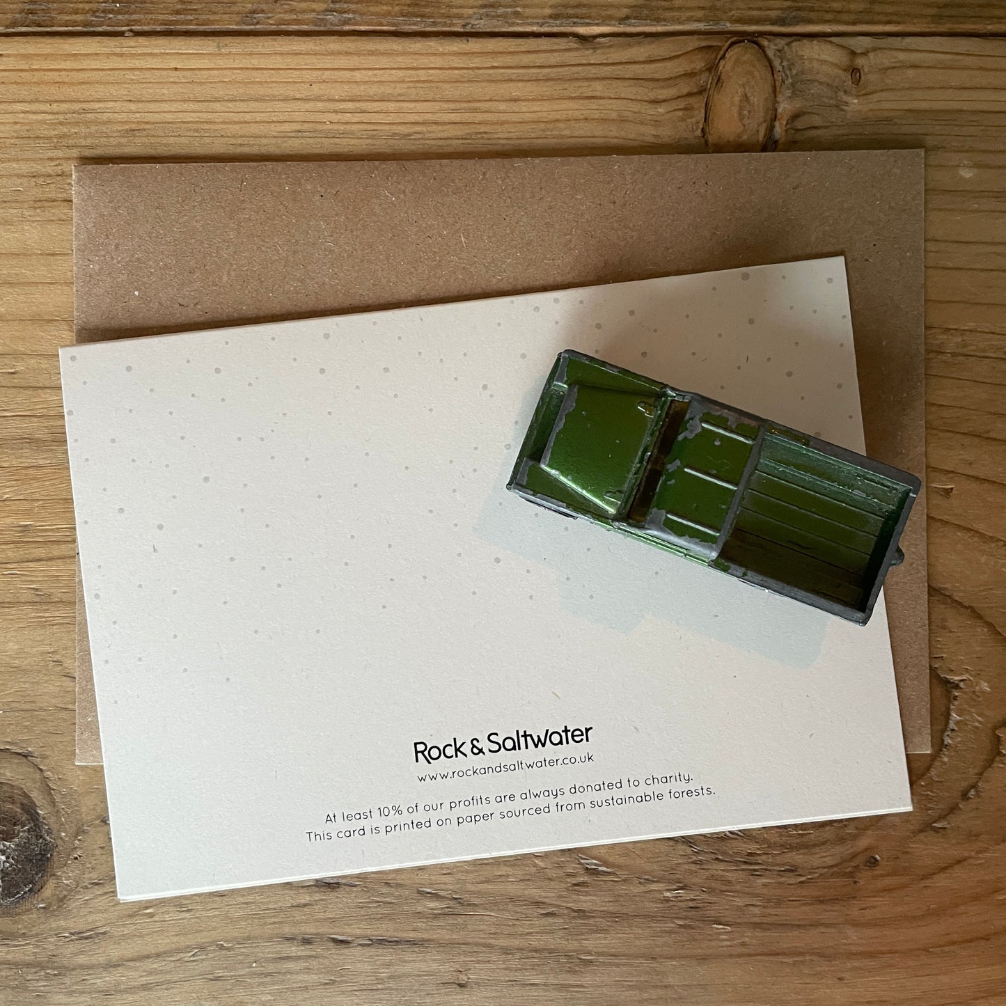 Land Rover mountain birthday card