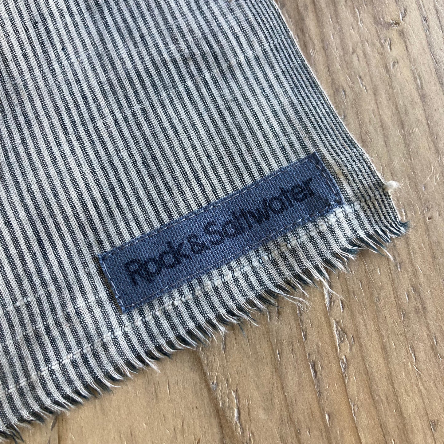 Lightweight fine cotton scarf – Sennen stripe