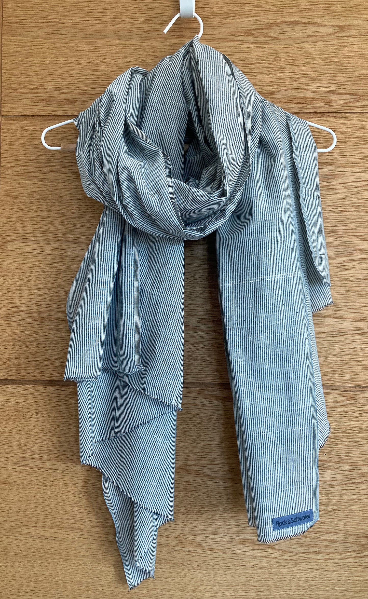 Lightweight fine cotton scarf – Sennen stripe