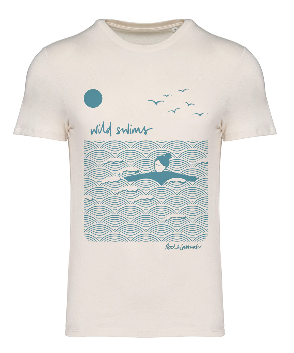 Organic cotton wild swimming t-shirt (PRE-ORDER)