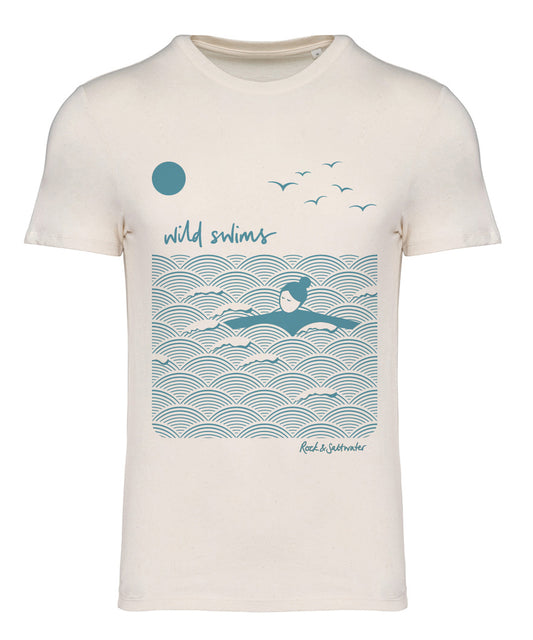 Organic cotton wild swimming t-shirt (PRE-ORDER)