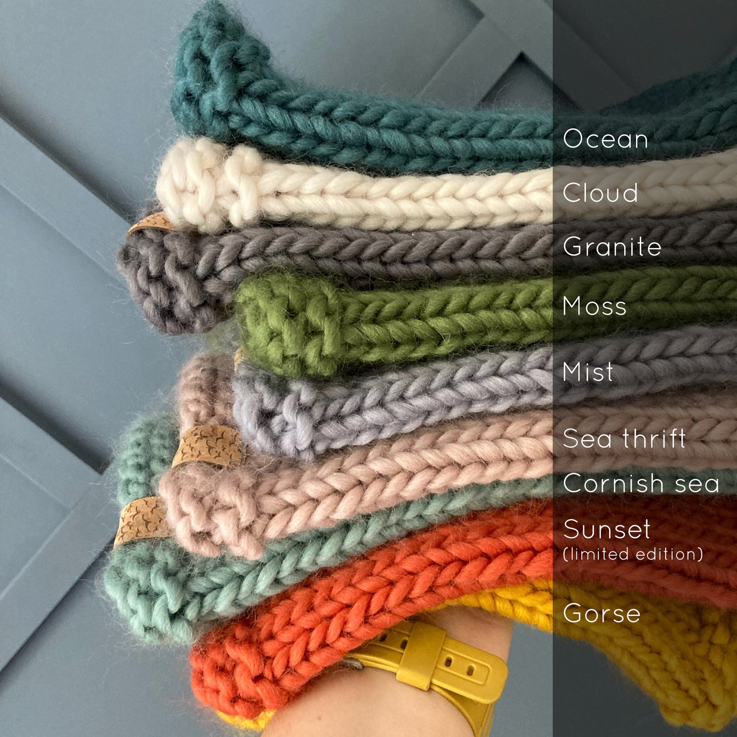 Wrist warmers | short length, adult size | merino wool handknit