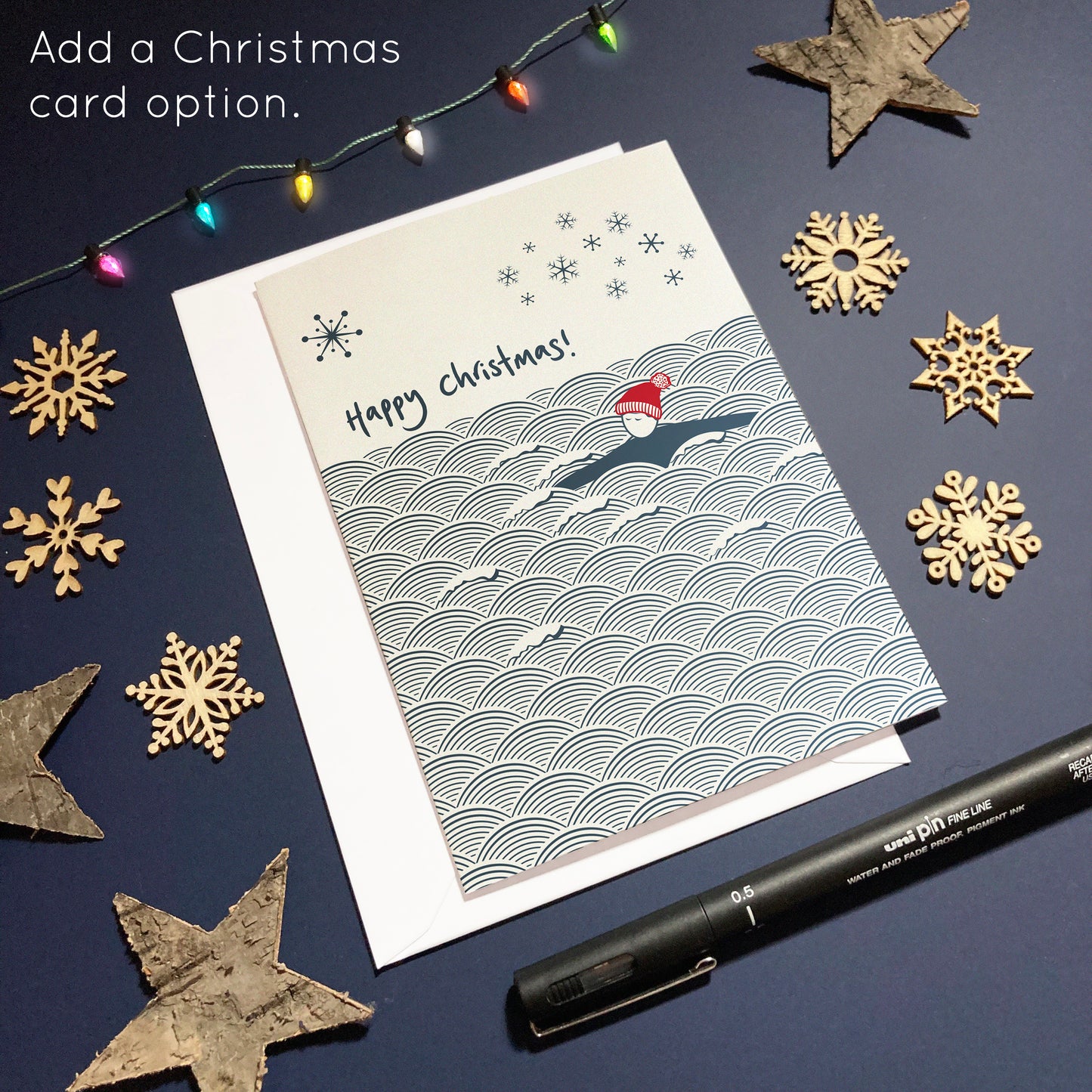Gift bundle | wild swims A6 notebook and car window sticker