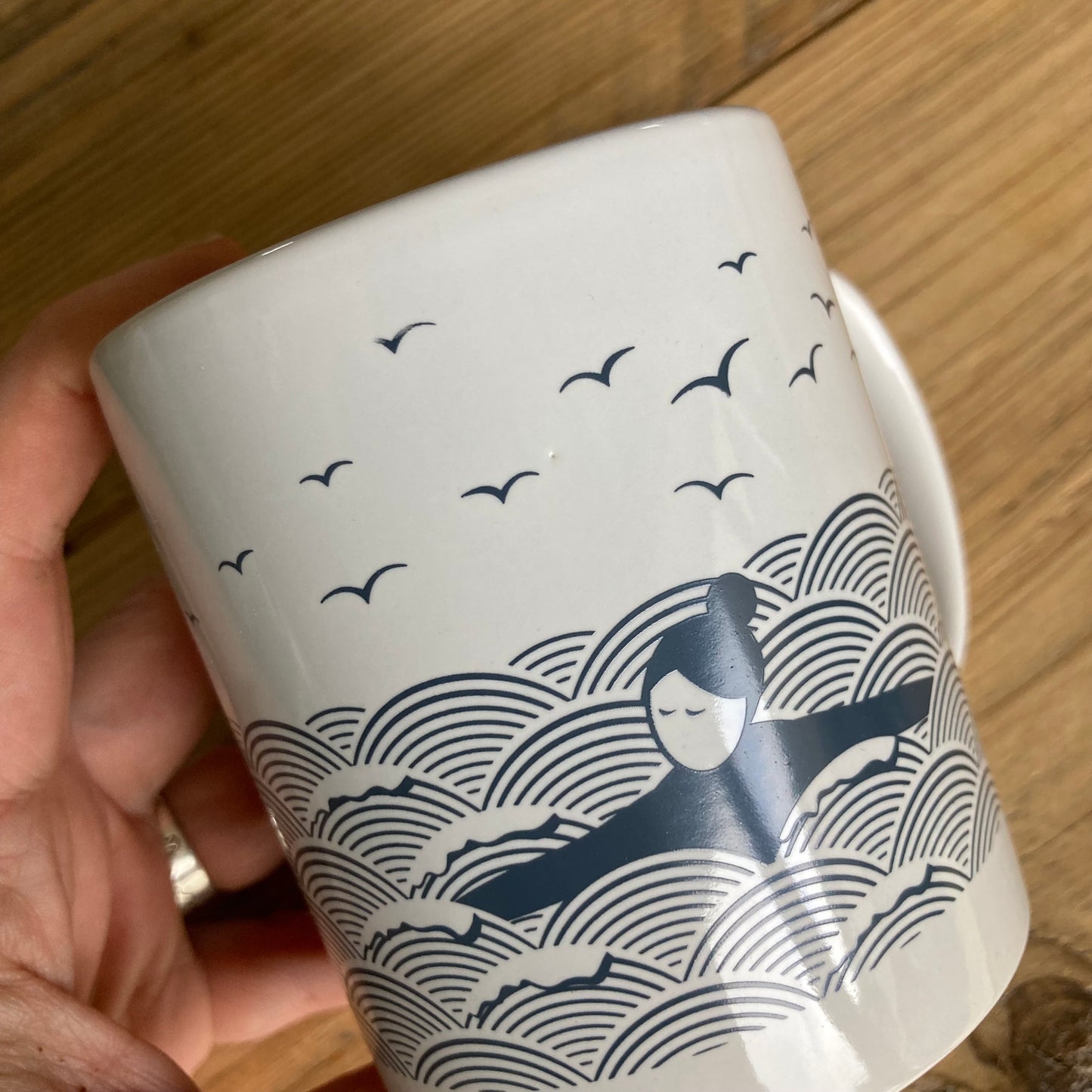 Slight seconds | 'Wild swims' ceramic mugs with gift box