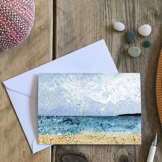 Seascape greetings card | 'Long Rock, Cornwall'