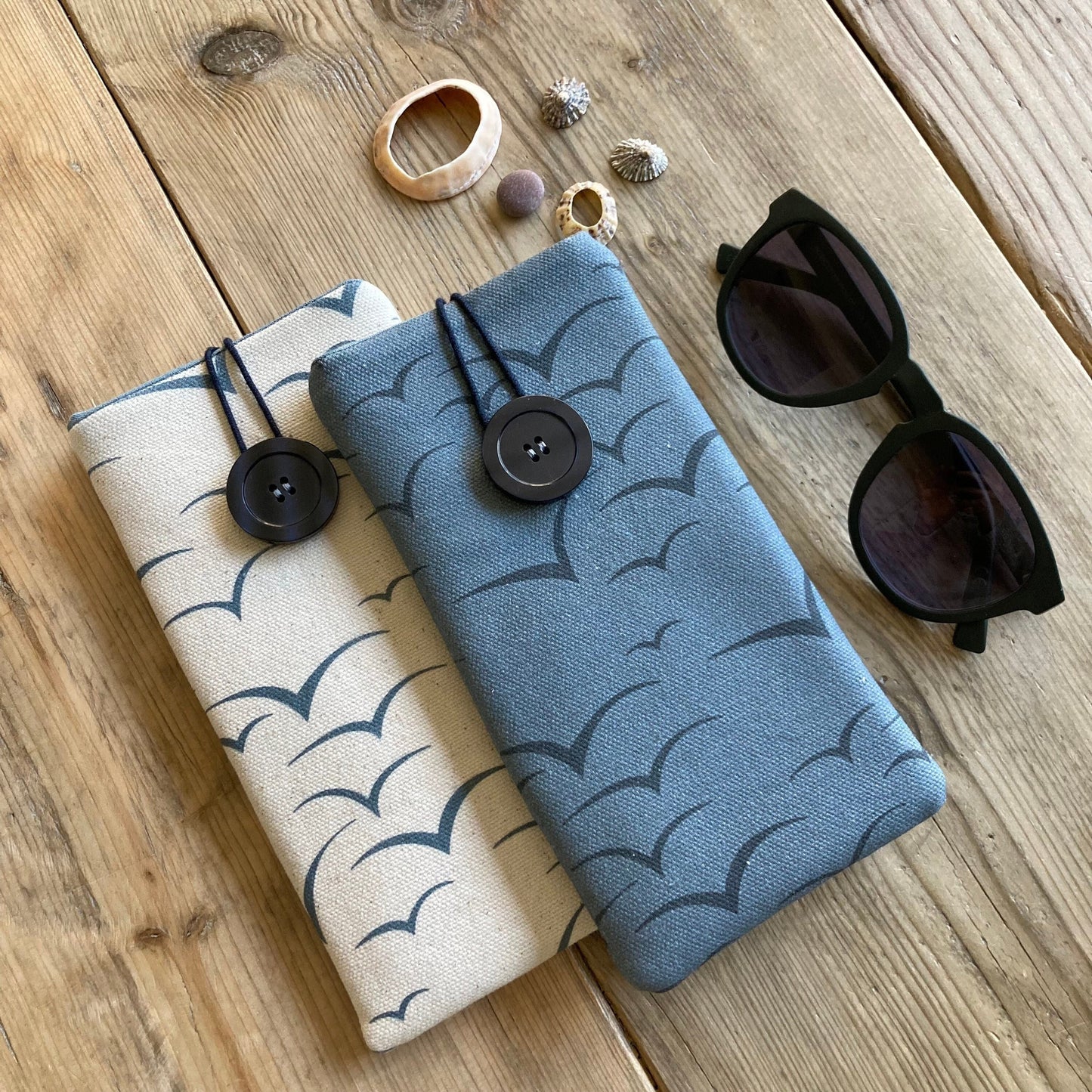 Glasses case  | handmade padded fabric pouch