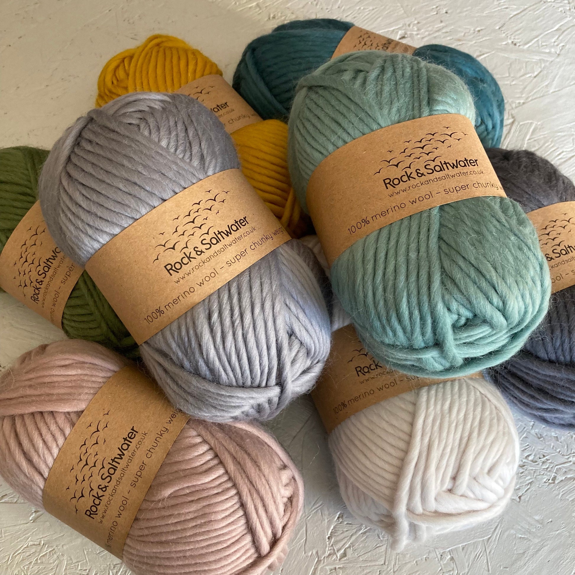 Merino wool super chunky weight yarn | 100g balls